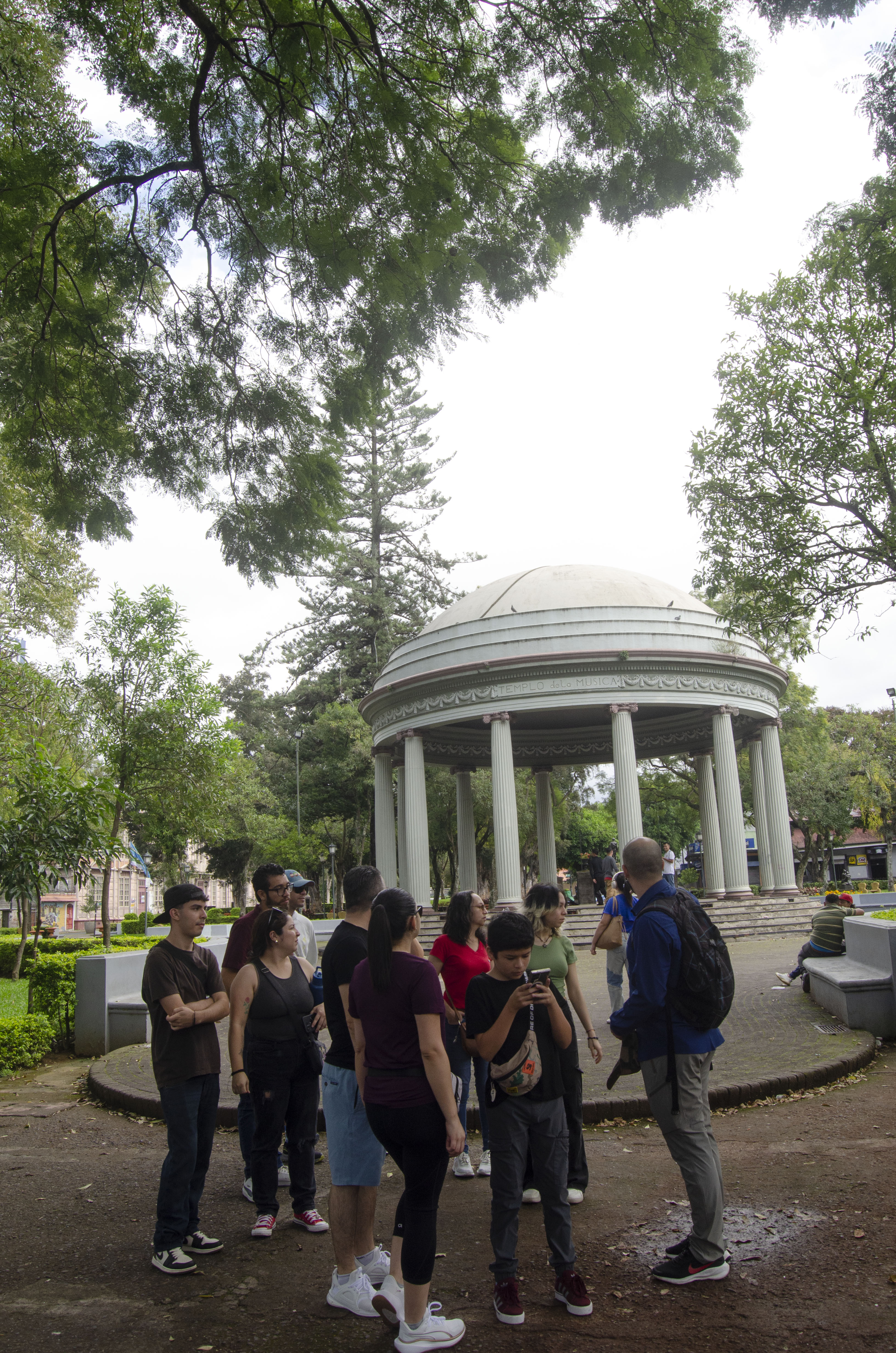 Templo de la Música en el Parque Morazán